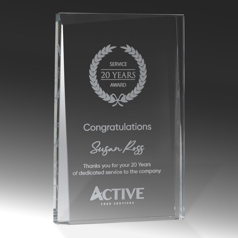 Rectangle Glass Award 160mm