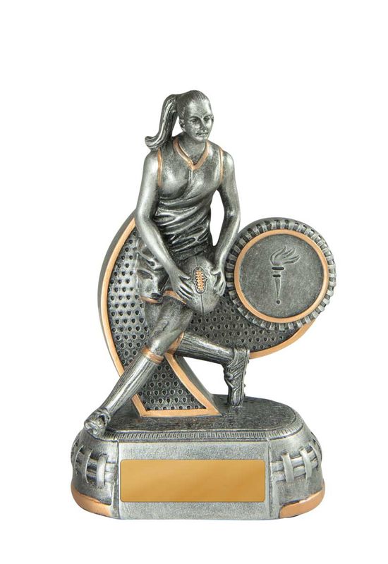 Aussie Rules Female Trophy 125mm