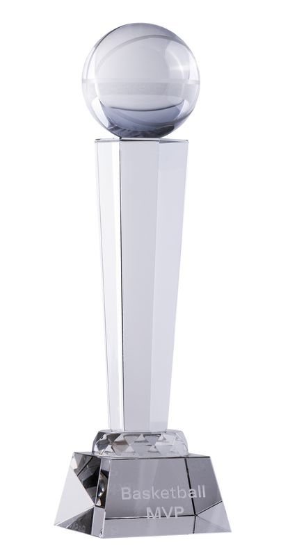 Basketball Crystal Trophy 117mm