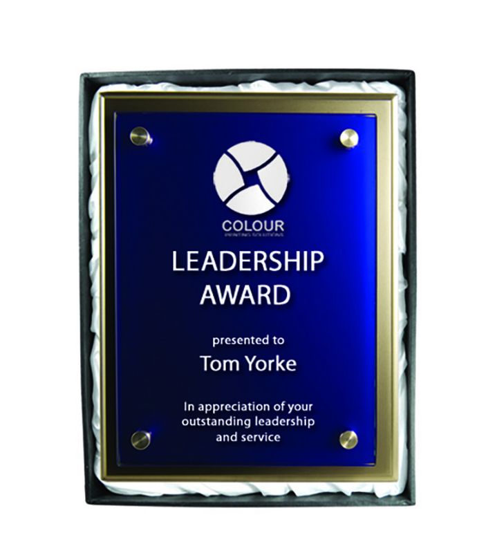 Plaque with Glass 225mm